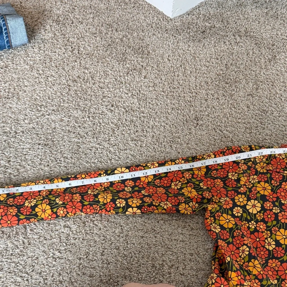 Miracle Eye Marigold Floral Zip-Up Romper - Picture 10 of 10
